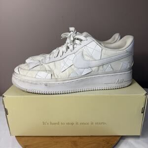 Nike Air Force 1 Low SP Billie Eilish Triple White Sz Size 14 US Men